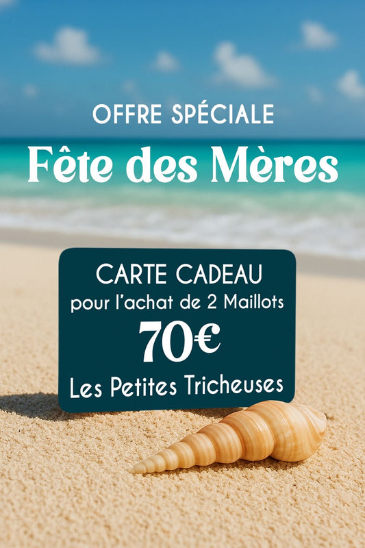 Carte Cadeau fête des mères  – 2 maillots