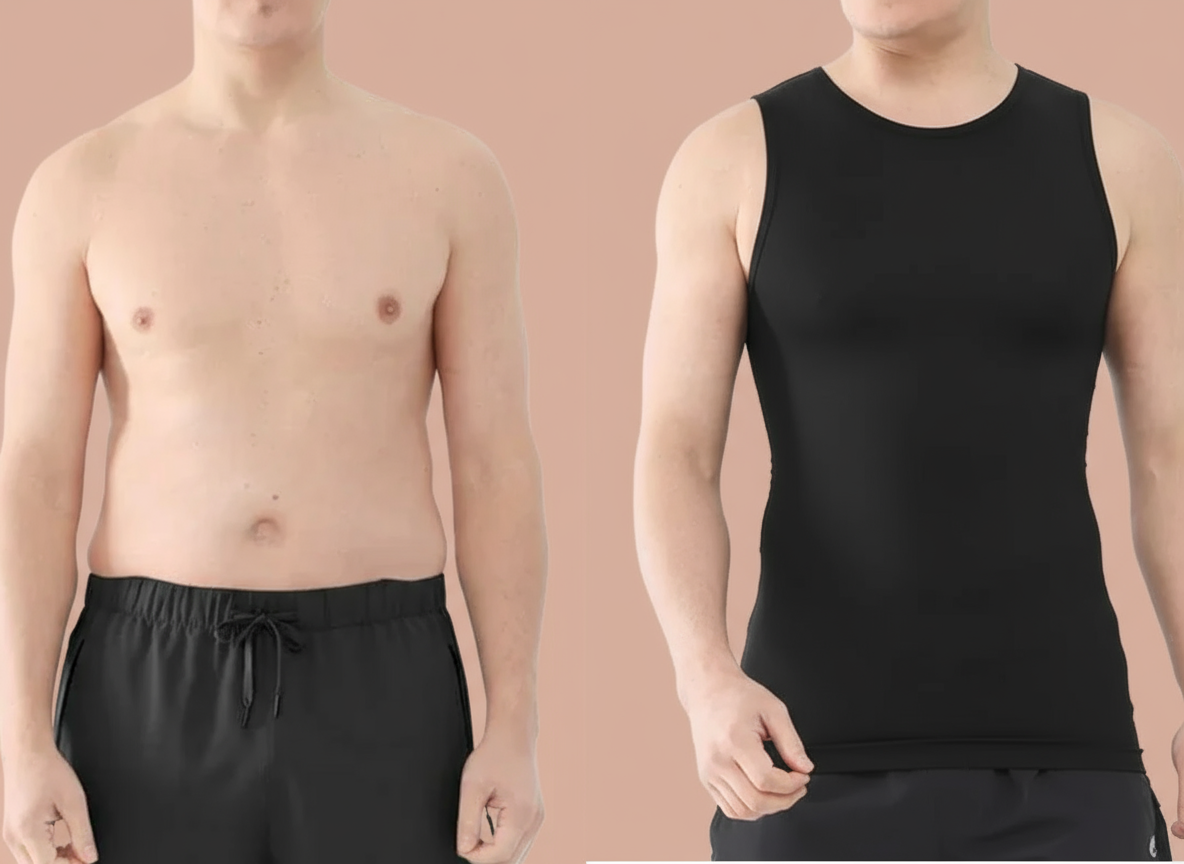 T-shirt Gainant Homme – Effet Ventre Plat & Silhouette Affinée