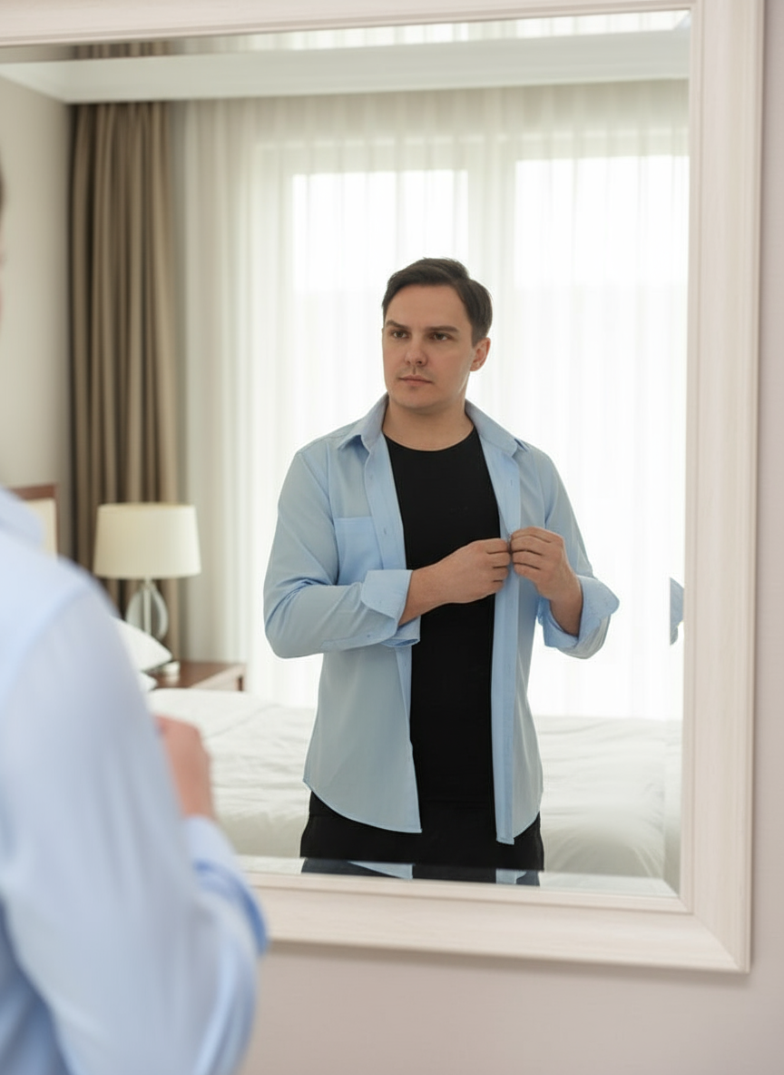 T-shirt Gainant Homme – Effet Ventre Plat & Silhouette Affinée