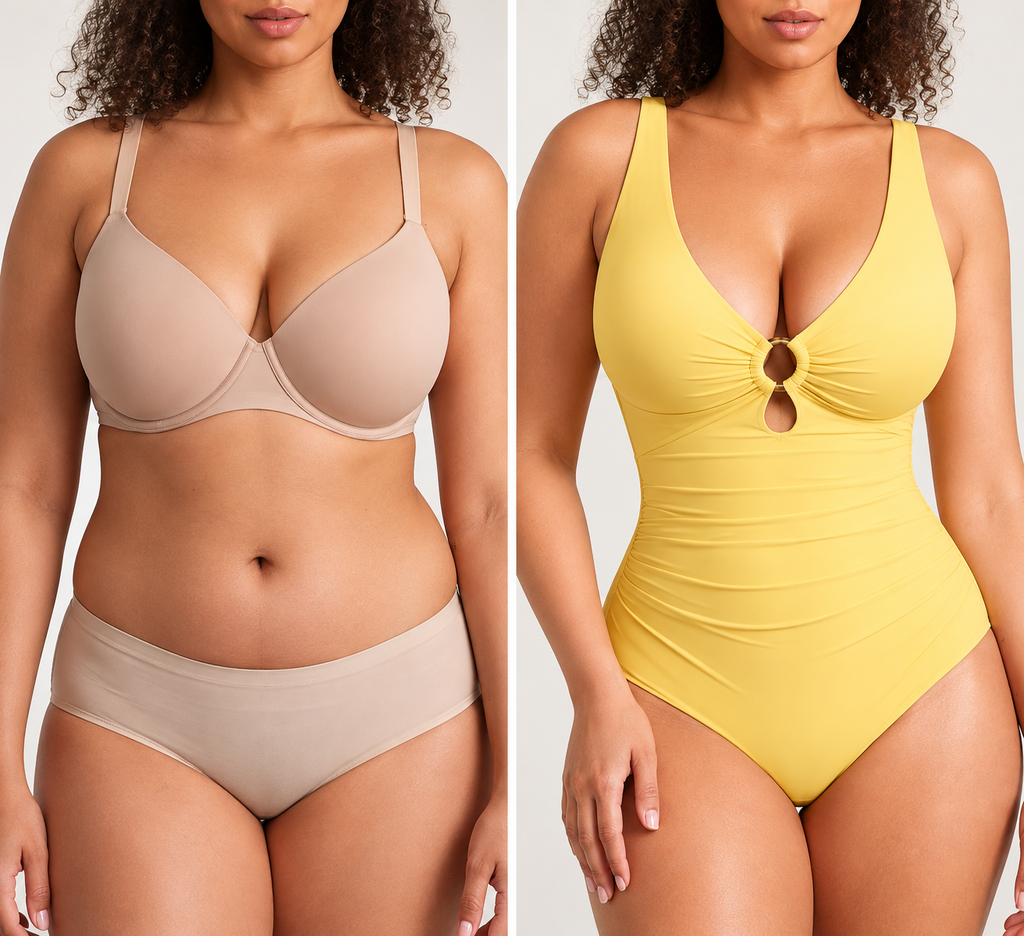 Maillot de bain gainant Ona effet ventre plat et silhouette lissée