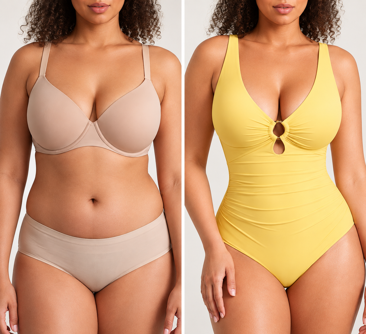 Maillot de bain gainant Ona effet ventre plat et silhouette lissée