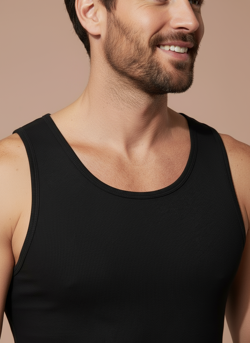 T-shirt Gainant Homme – Effet Ventre Plat & Silhouette Affinée